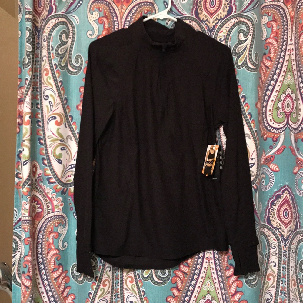 I/4 zip semi-fitted